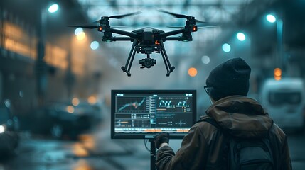Poster - Drone Footage and Data Analysis for Hacker Surveillance in the City