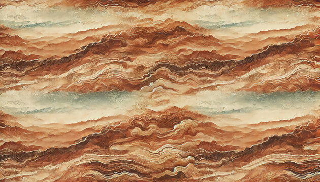 seamless horizontal rust-colored sandstone texture wallpaper