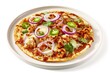 © Mayatnikstudio - Scrumptious BBQ Chicken Flatbread with Tangy BBQ Sauce and Melted Provolone