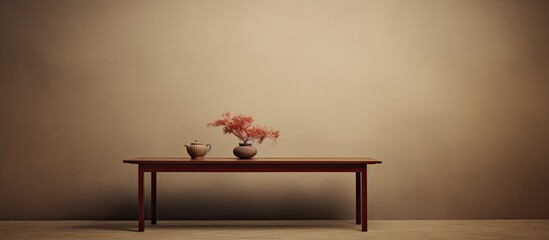 Aufkleber - Empty table. Creative banner. Copyspace image