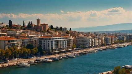 Wall Mural - Stunning city of Thessaloniki, Greece