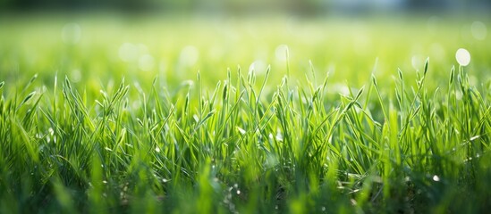 Poster - Grass. Creative banner. Copyspace image