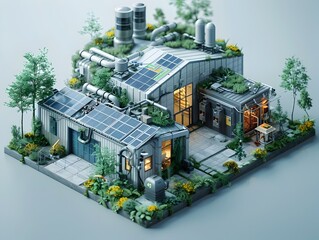 Poster - Cutting Edge Microgrid with Real Time Energy Monitoring and Sustainable Power