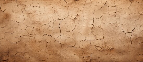 Poster - cracked sand background texture. Creative banner. Copyspace image