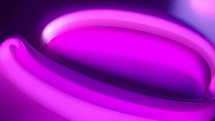 Poster - Purple Neon Light Ring Generative AI