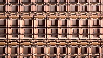 Poster - abstract geometric pattern in black and gold generative ai