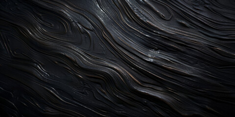 Wall Mural - Dark ebony wood background with deep black tones and sleek texture: Excellent for luxury or contemporary designs, the deep black tones and sleek texture of ebony wood create a bold and sophisticated