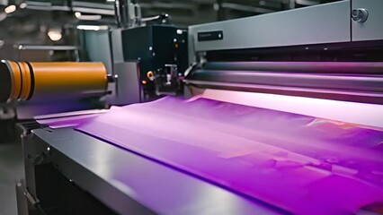 Poster - Large Format Printing Machine Generative AI