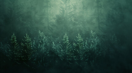 Green forest background