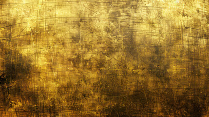 Aufkleber - Showing a golden surface with scratches, bringing a vintage feel
