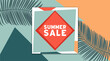 © Silard - Abstract horizontal summer sales banner template