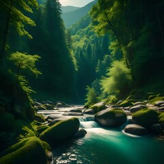 river in the forest