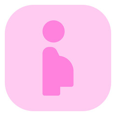 Wall Mural - Editable pregnant woman priority seat vector icon. Part of a big icon set family. Perfect for web and app interfaces, presentations, infographics, etc