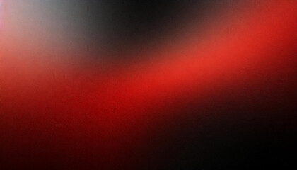 Poster - red black gradient abstract background, grainy noise texture, backdrop for product presentation with copy space