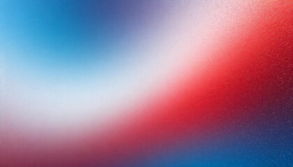 Aufkleber - bright red white blue gradient abstract background, grainy noise texture, patriotic cinematic background for product presentation with copy space