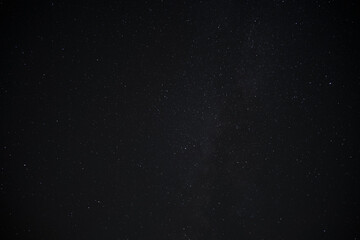 stary night sky with milk way