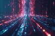 © Lucija - abstract digital background with glowing data transfer lines futuristic cyberspace concept