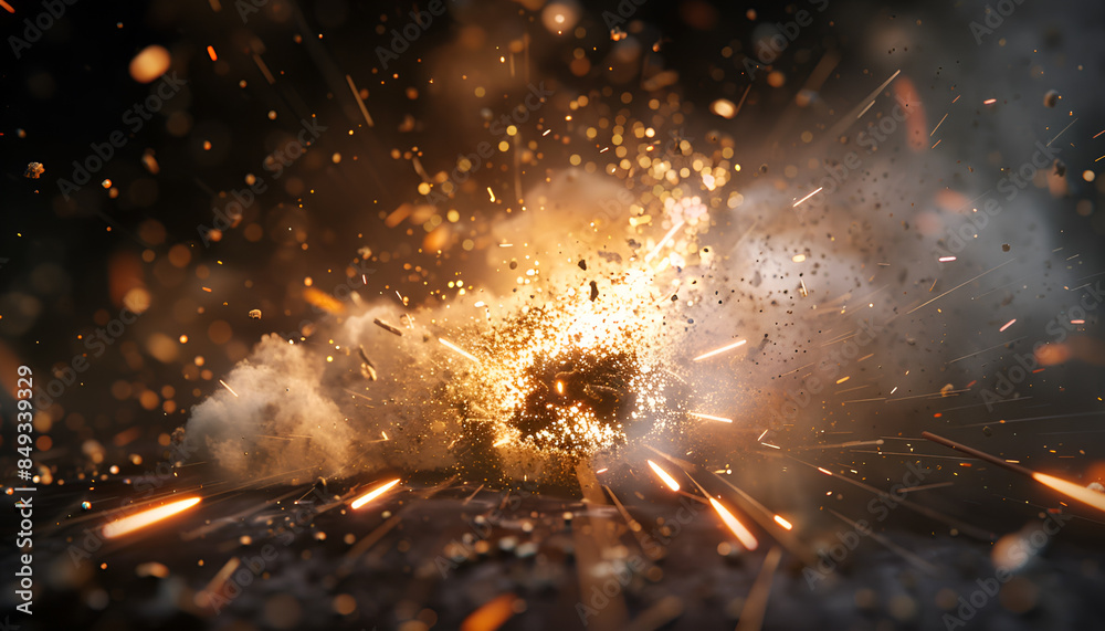 original particle begins to crumble and disintegrate making way for the ...
