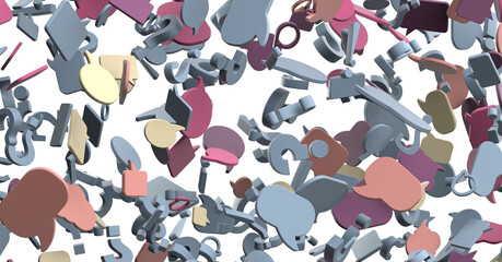 Poster - speech bubbles