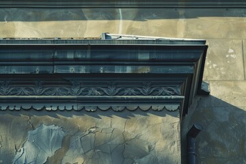 Poster - A large analog clock is mounted on the side of a building