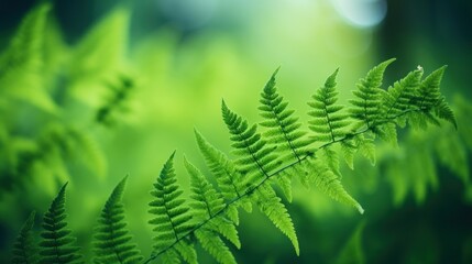 Wall Mural - beautiful fern leaf texture in nature.