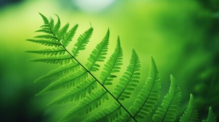 Wall Mural - beautiful fern leaf texture in nature.