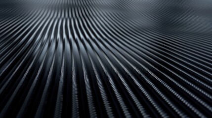 Poster - A high contrast black and white image of a metal surface with unique texture and patterns