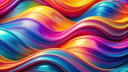 Wall Mural - Abstract fluid background with colorful wavy patterns, fluid, abstract, background, wavy, dynamic, motion, flowing, artistic