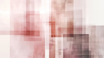 Poster - Design an abstract background using layered, transparent rectangles in muted tones for a sophisticated look.