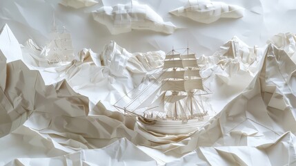 Poster - Each crease and fold tells a tale of the paper's journey.