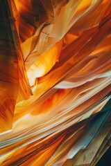 Poster - A close-up shot of vibrant fabric with intricate patterns and colors