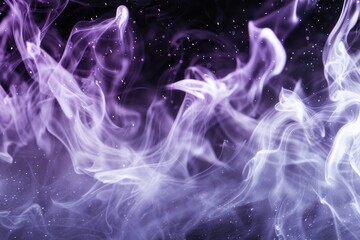 Poster - A close-up shot of smoke on a dark background, suitable for abstract or artistic uses