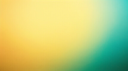 Wall Mural - yellow and aqua gradient background. powerpoint and business background