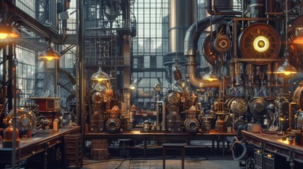 Poster - A room filled with various types of clocks