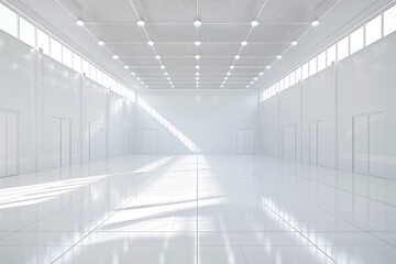 Poster - A bright and airy space with numerous windows providing natural light