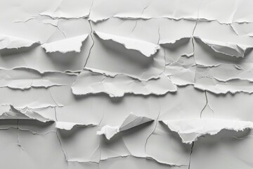Poster - A fragment of a page with rough edges, suggesting it has been ripped or torn from a book or document