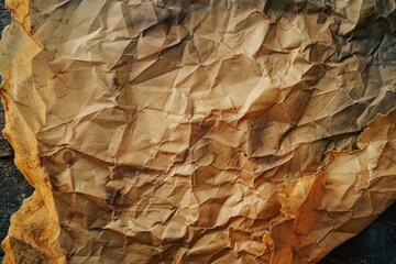 Aufkleber - A close-up shot of a piece of paper lying on a table, with details visible