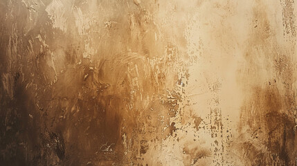 Canvas Print - A wall with a brownish color and some paint splatters