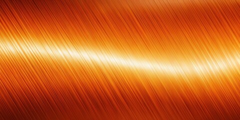 Wall Mural - Abstract orange metallic in light rendering, orange, metallic, abstract, light,rendering, high quality, photo, shiny