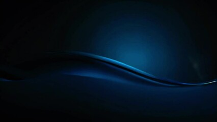 Wall Mural - black and blue gradient background loop for overlay on your project. Concept animation for creative luxury beauty minimalist overlay effect element templates