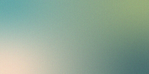 Poster - White green blurred glowing light Green dark blue spot. Green, purple noise texture color gradient. Grainy glowing blue light on dark backdrop noise texture effect.