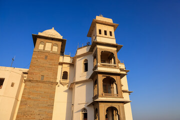 Historic Sajjangarh Monsoon Palace in Udaipur, Rajasthan.Maharana Sajjan Singh of the Mewar dynasty built in 1884.