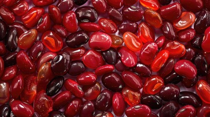 Canvas Print - Background of Kidney Beans
