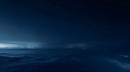 Wall Mural - A dark sky with clouds and stars