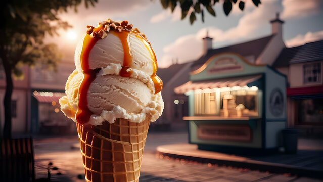 Cinematic Ice Cream Experience Flavor Focus