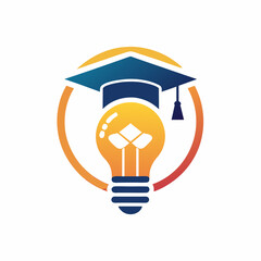 education logo vector, white background