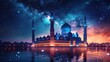 © nomesart - Mosque Under a Starry Sky