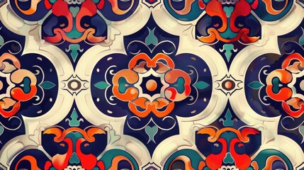 Sticker - Modern Design Geometric Ethnic Oriental Pattern