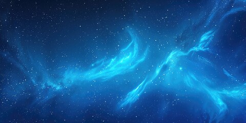 Wall Mural - blue sky with stars