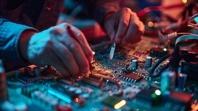 Repair electronic devices with hands-on skills and knowledge of circuits, testing tools, and troubleshooting.